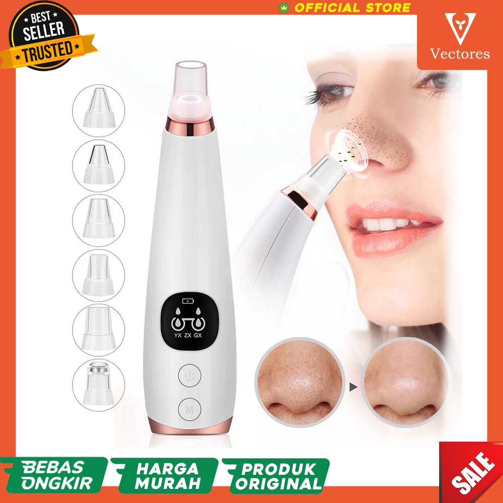 [ASLI] Vacuum Suction Wajah Muka Skin Face Care Blackhead Pore Cleaner Alat Penyedot Komedo Original