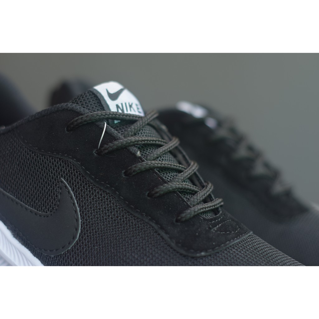 Sneakers Hitam Cocok Untuk Sekolah &amp; Santai Casual / Sepatu Nike Cowok Cewek Hitam Sekolah - Kerja