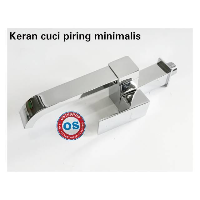 Kran air kran cuci piring keran angsa minimalis tembok air dingin