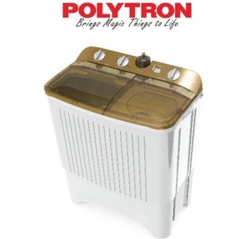 Mesin cuci Polytron PWM 9572 B 9.5 Kg Tutup Transparan