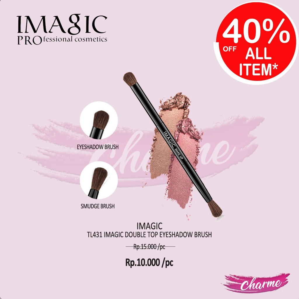 (READY &amp; ORI) Imagic Double Top Eyeshadow Brush TL 431