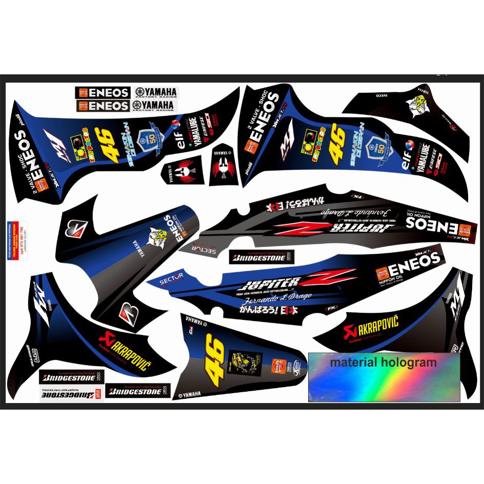 Sticker Decal Jupiter Z Hologram