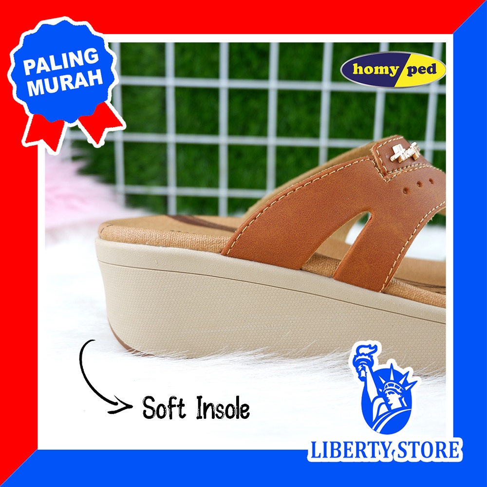 HOMYPED LOLITA N62 Sandal Wedges Wanita Terbaru