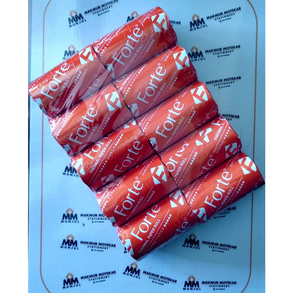 

THERMAL STRUK ROLL 57X30 HITAM TANPA CORE FORTE