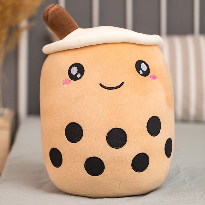 BONEKA BOBA BANTAL BOBA TEH CANGKIR MILK TEA L 35 CM