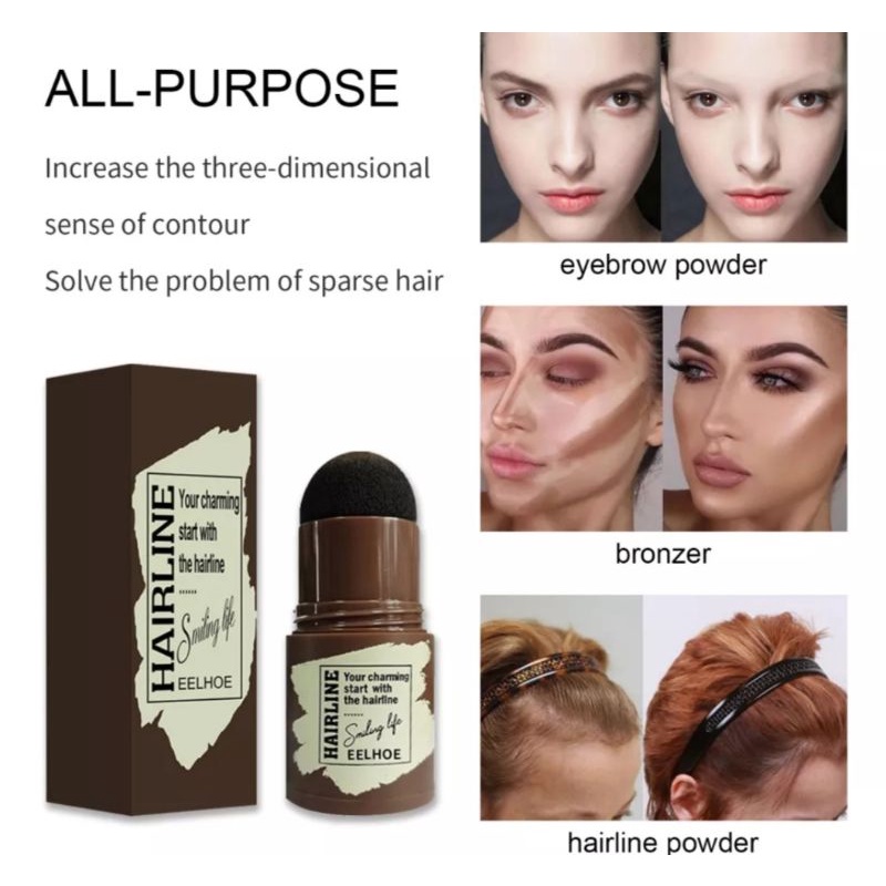 eyebrown stamp hairline