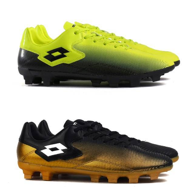 Sepatu Bola Lotto Severe FG - Eclipse Green Bright Peach Black Gold Original