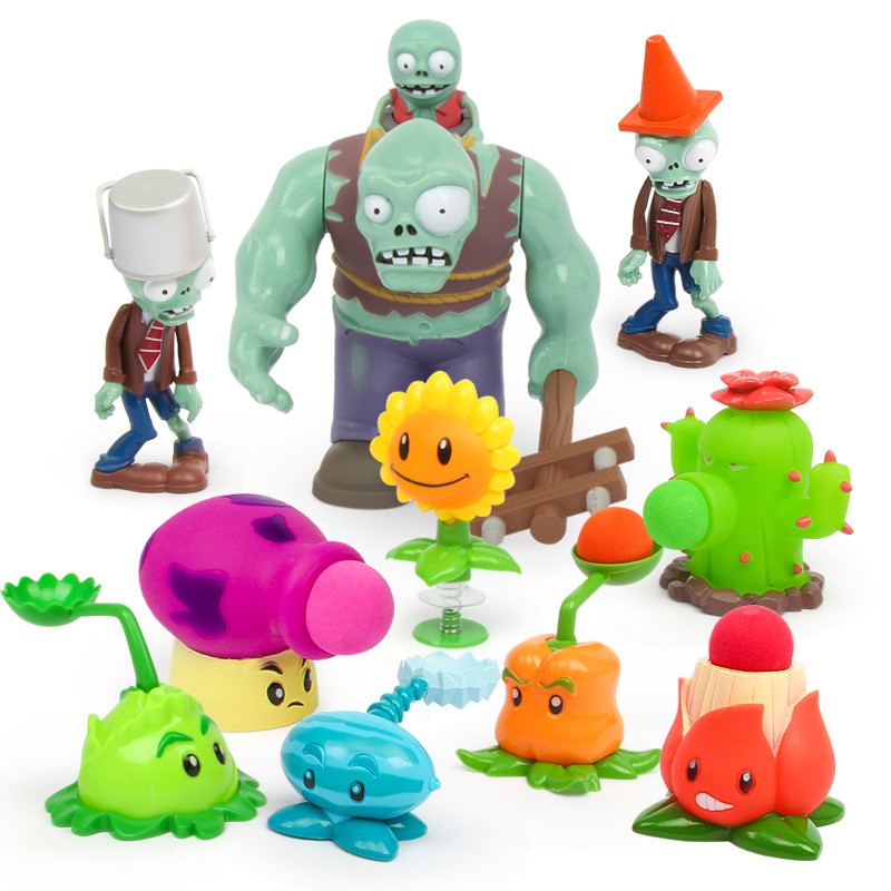 Jual Action Figure Juguetes Para Niños Figuras De Juguete De Acción Plantas Vs Zombies Juguete Divertido Indonesia|Shopee Indonesia