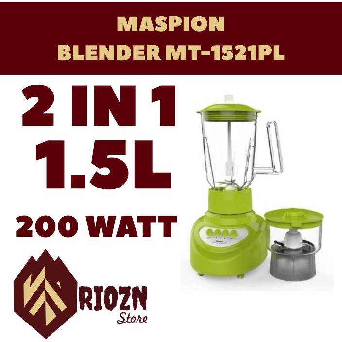 MASPION MT-1521 PL BLENDER PLASTIK / MASPION MT-1521 PL / MT1521PL