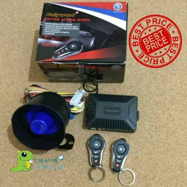 Alarm Mobil HOLLYWOOD ORIGINAL HW375 Remote Mobil Car Alarm Mobil HOLLYWOOD ORIGINAL HW375 Remote Mobil Car