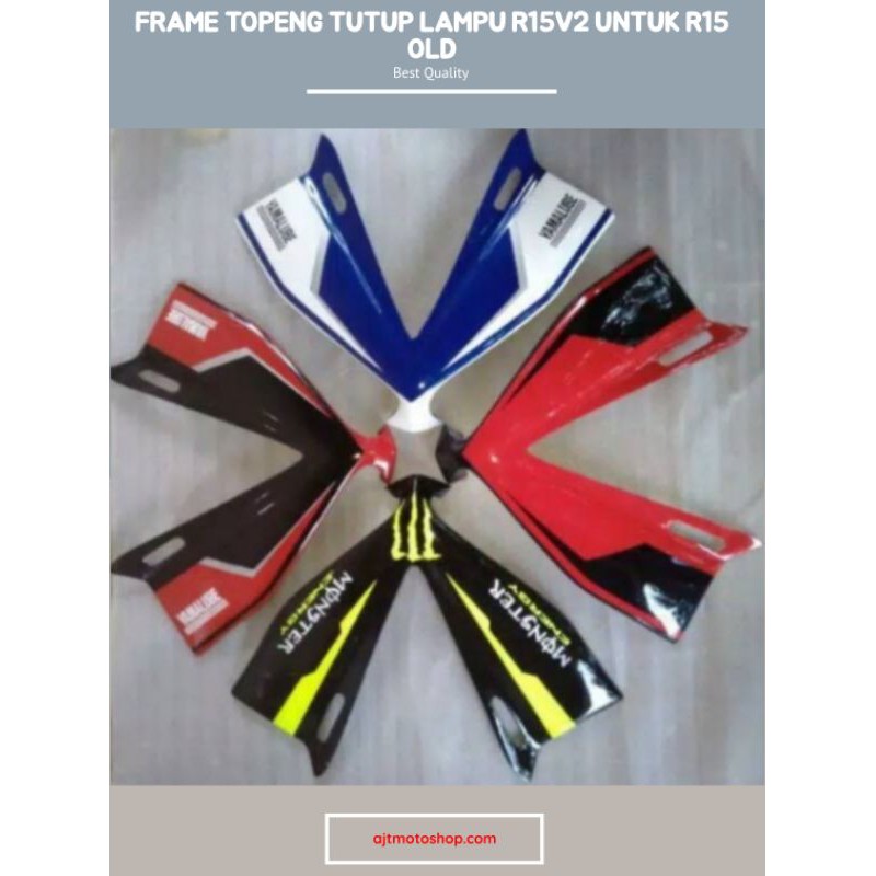 Topeng r15 old r15 v2 model sipit Topeng Kedok Frame R15 V2 model r25 lampu sipit
