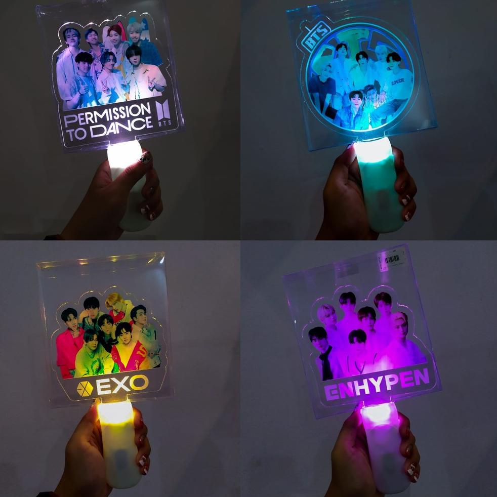 [KODE 8KVEJ] Lightstick Fanmade Kpop BTS Blackpink Enhyphen EKSO Treasure NCT Astro