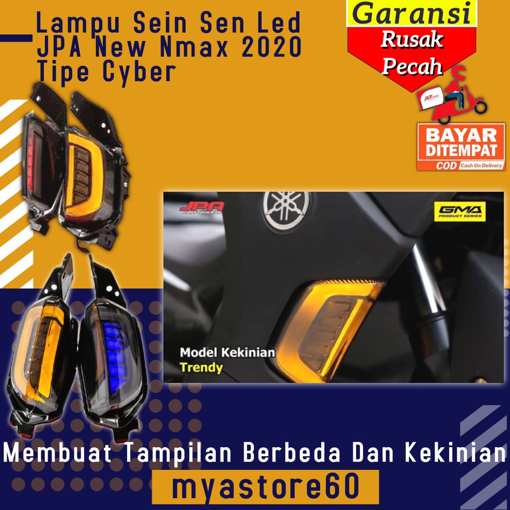 Lampu Sein Sen Led JPA New Nmax 2020 Cyber Ori Sign Sein Sen Nmax