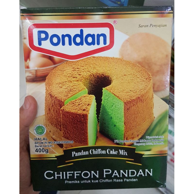 

PONDAN Premiks Chiffon Pandan - Pandan Chiffon Cake Mix 400GR