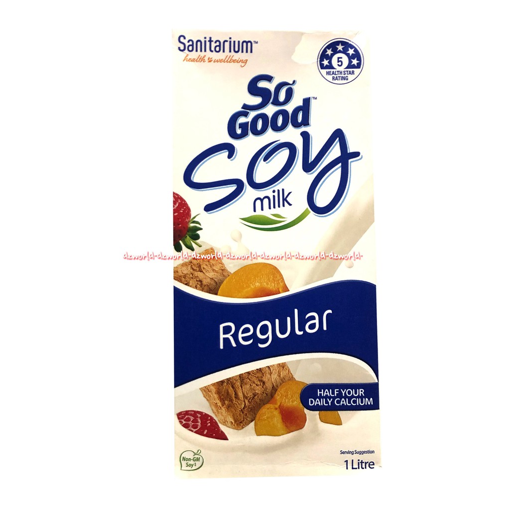 Sanitarium So Good Soy Regular 1L Soy Milk Soy Regular Sani Tarium Susu UHT Susu Kedelai Siap Minum Soybean Milks