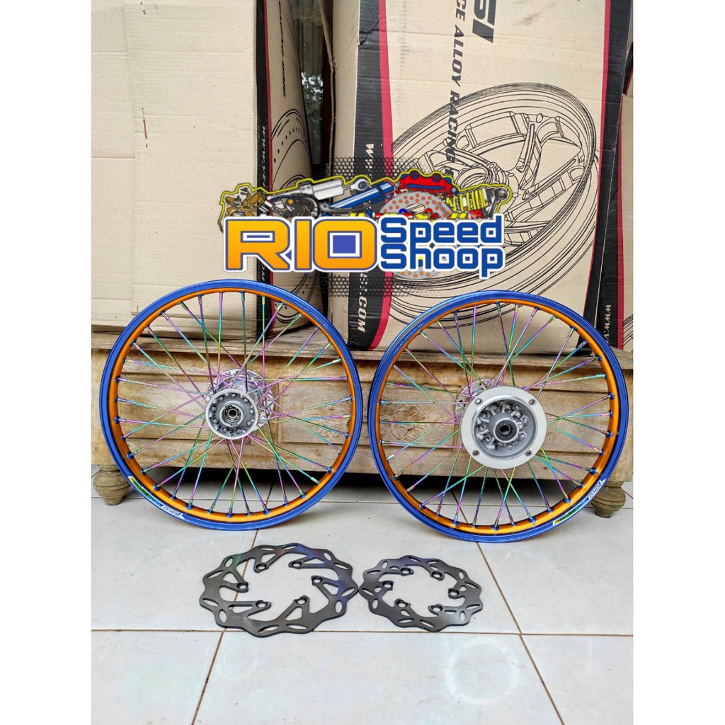 Velg Jari Jari KLX Paketan Ring 17 Yoko TwoToone