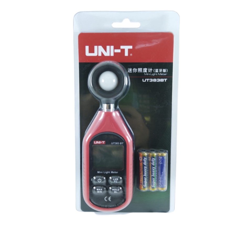 Digital Luxmeter UNI-T UT383BT Alat Ukur Cahaya Lux Meter Bluetooth Light Meter