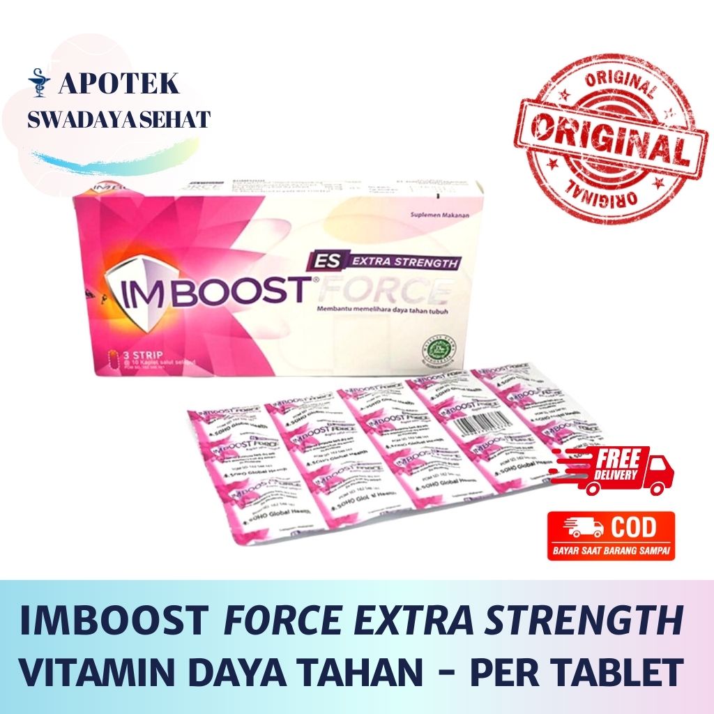 IMBOOST Force Extra Strength Per Tablet Vitamin Suplemen Daya Tahan Tubuh