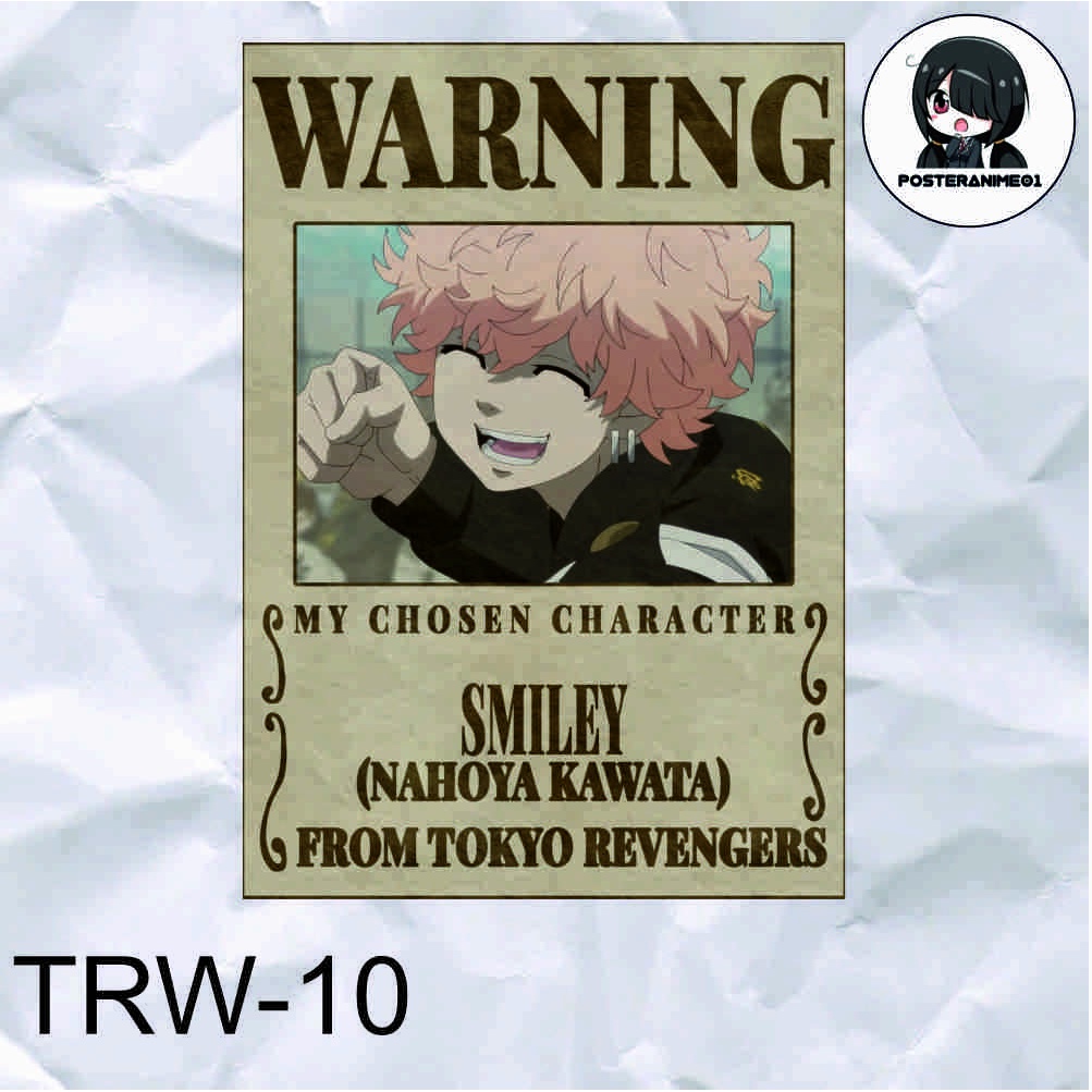 Poster Anime Tokyo Revengers | Poster Anime Tokyo Revengers Warning Aesthetic | DRAKEN | MIKEY | TERLENGKAP-10.PACHIN