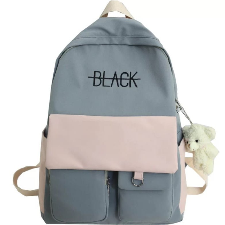 TAS RANSEL AIDA-TAS BLACK-TAS KOREAN STYLE-TAS SEKOLAH-RANSEL SEKOLAH-MORYMONY