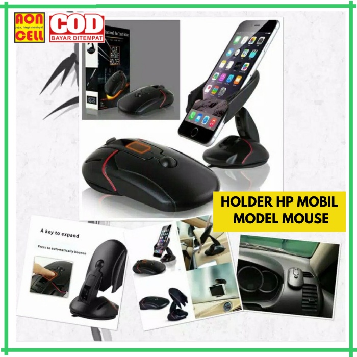 holder hp mobil bentuk mouse