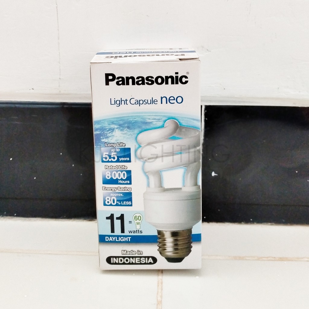 Lampu Panasonic NEO Spiral Murah 11W