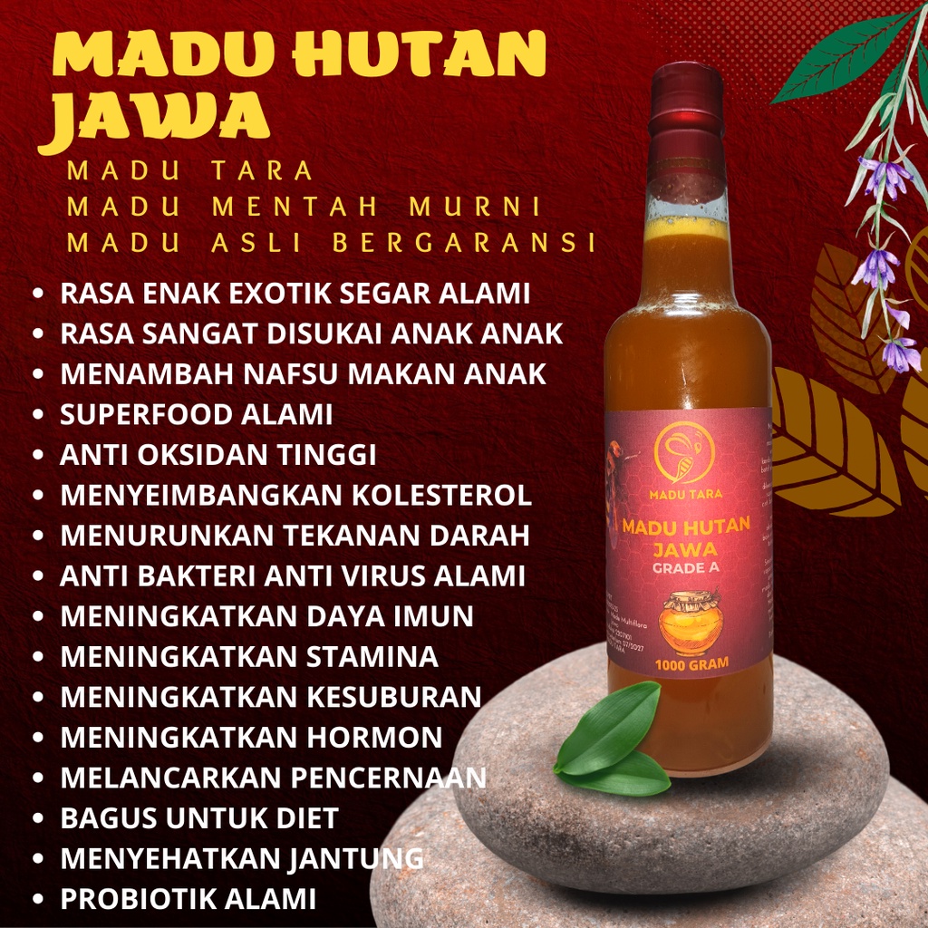 

Korzaln Madu Hutan Jawa Madu Asli Madu Mentah Murni Raw Honey Madu Hutan Asli Murni Madu Tara