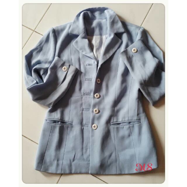 ORIGINAL - JAS KERJA WANITA/JAS KANTORAN BIRU MUDA