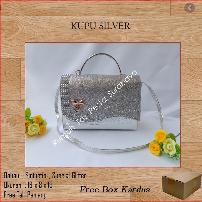 TAS PESTA KUPU MODEL CLUCTH DAN SELEMPANG TERKESAN MEWAH DAN ELEGAN READY