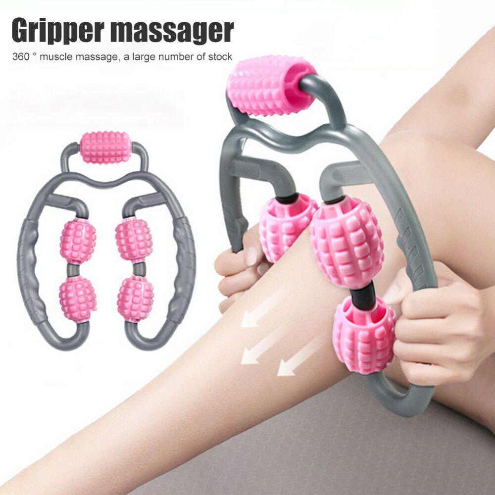 Lily Muscle Relaxer Massage Roller Perawatan Kesehatan Yoga Fitness 5roda