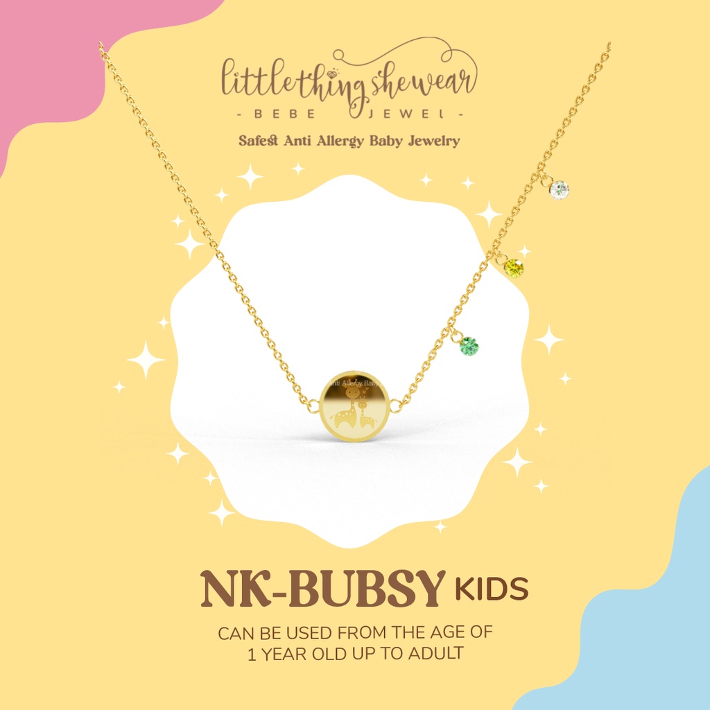 Kalung Anak NK-BUBSY 3,5gr - THE ANIMALS SERIES