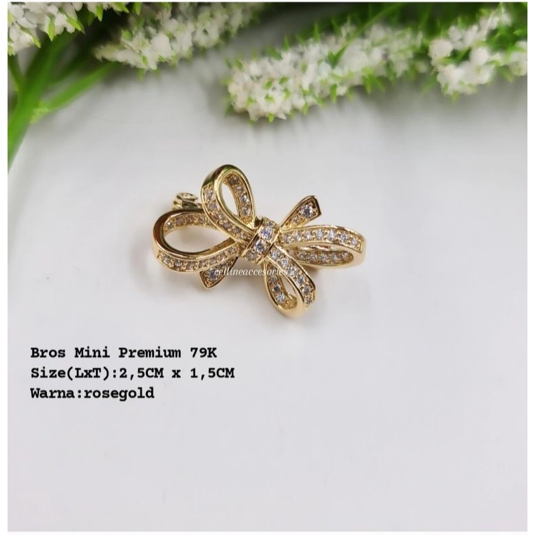 Bross mini Zirconia,bros mini swaroski high quality,bros kecil swaroski,bros dagu kecil-#N