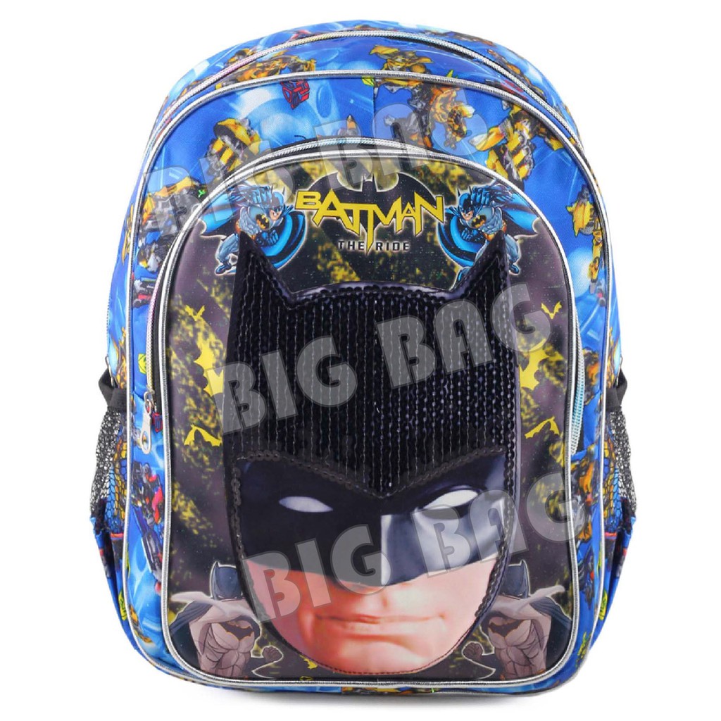 Tas Ransel Anak Laki Laki Karakter BATMAN - EXTRA - THE RIDE - RANSEL LED - LED BACKPACK