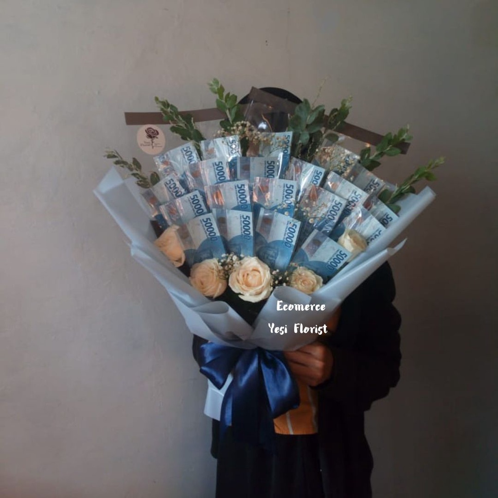 Money Bouquet Premium || SOUVENIR UANG MAHAR 50k || Jual Buket Uang semarang || Bouquet wisuda || mo