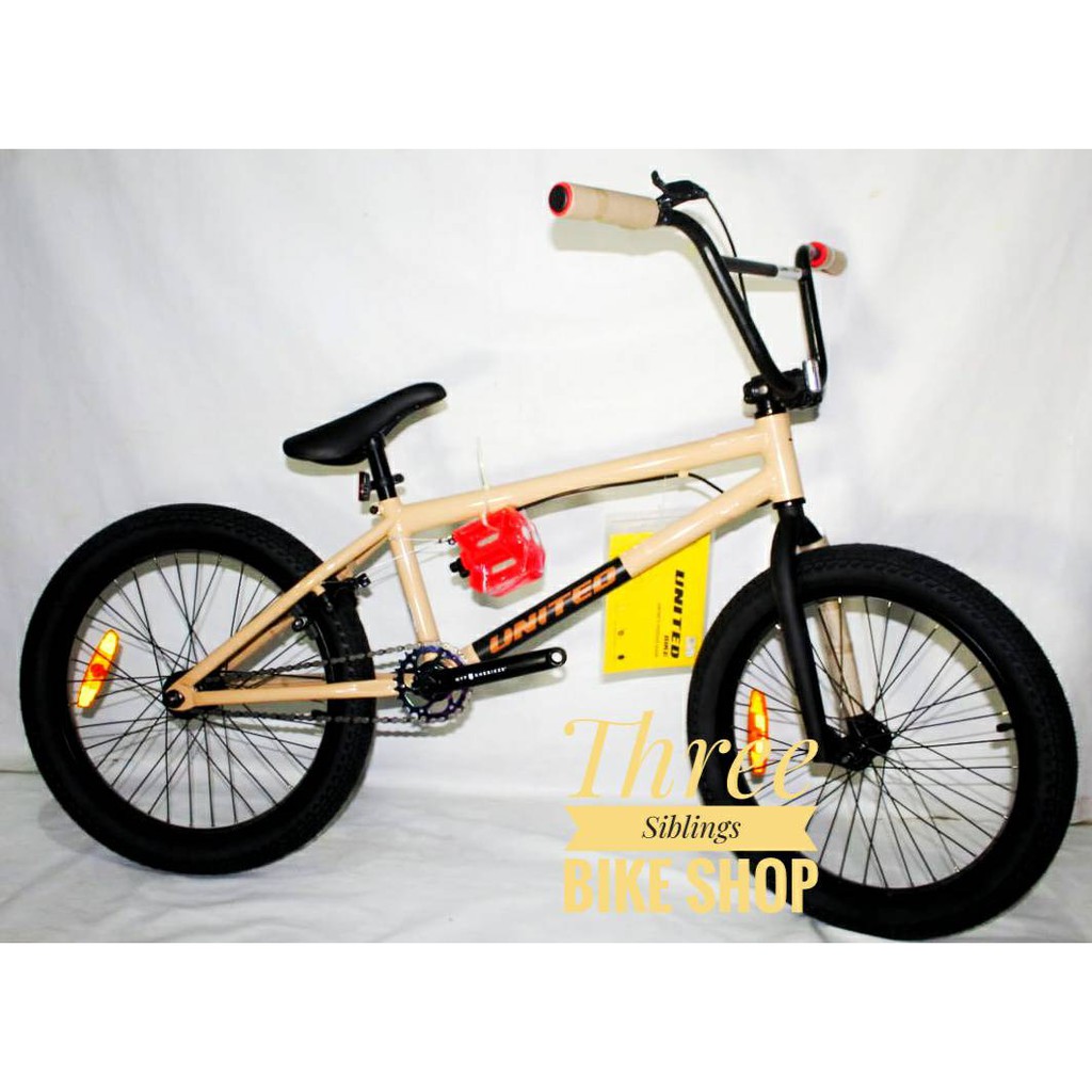 SEPEDA BMX UNITED VALBORG 20 INCH WARNA BEIGE BLACK