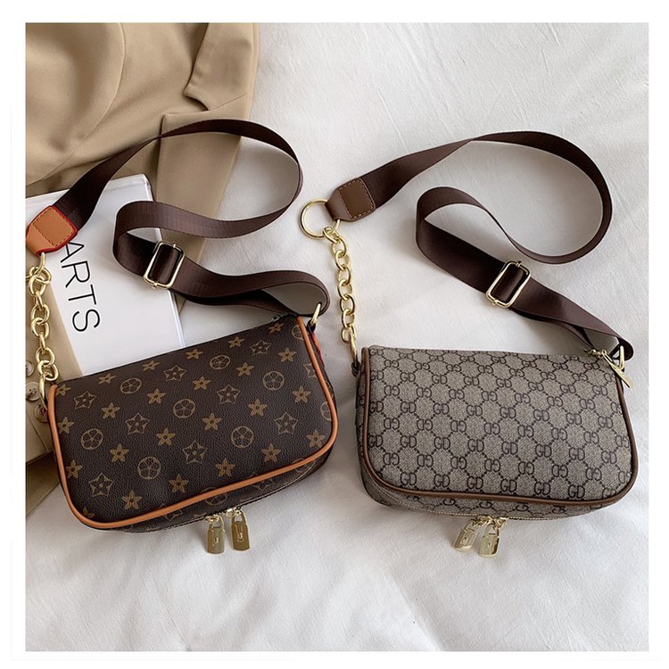 ( 2PC 1KG ) GTBI998878787 New Arrival  !!!  Tas Selempang Wanita Import  Premium Terbaru