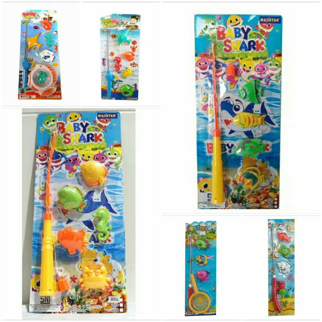 Mainan Pancingan Magnet Baby Shark No 2034 - Fishing Game