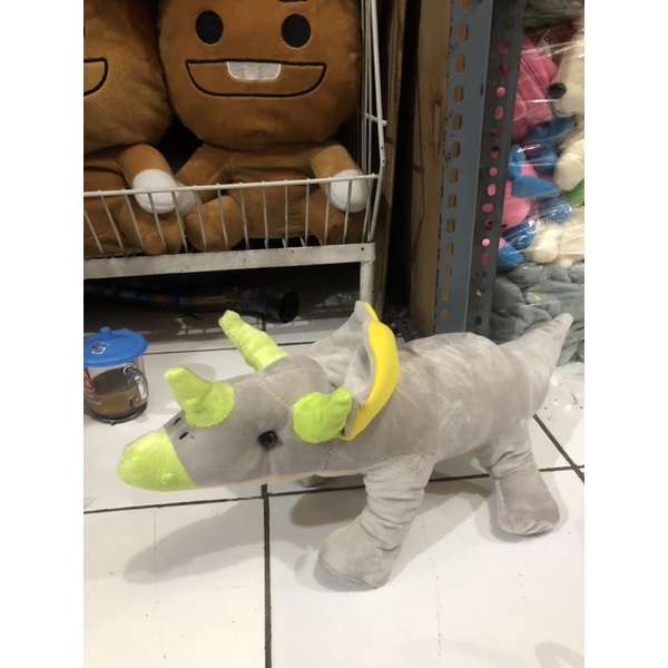 Boneka Dino Dinosaurus Lucu Bahan Lembut 30 Cm Label SNI