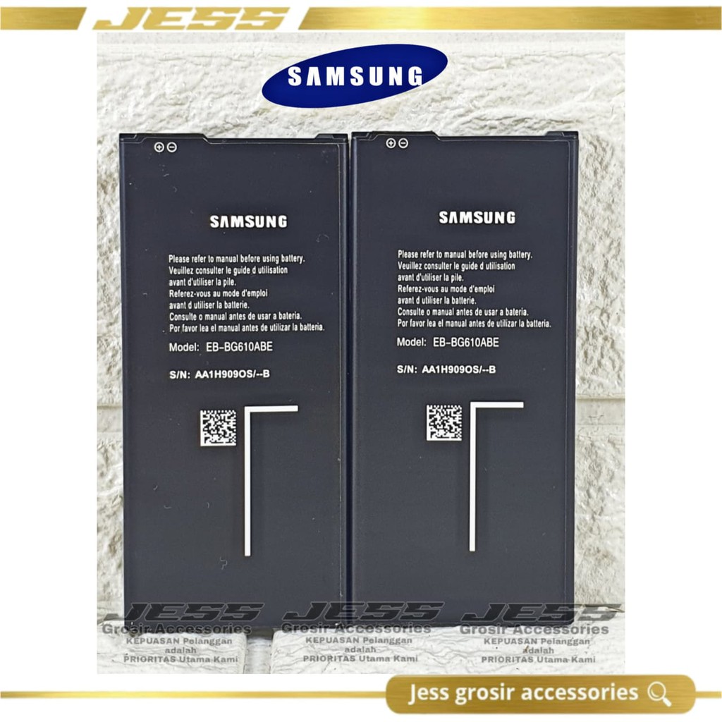 Baterai Battery Samsung Original Galaxy J7 Prime , G610 , Galaxy J4+ , J4 Plus , J415 , J415F , Galaxy J6+ J6 Plus , J610 , J610F , J610G , Galaxy J4 Core , J410 , J410F Kode Batre EB-BG610ABE