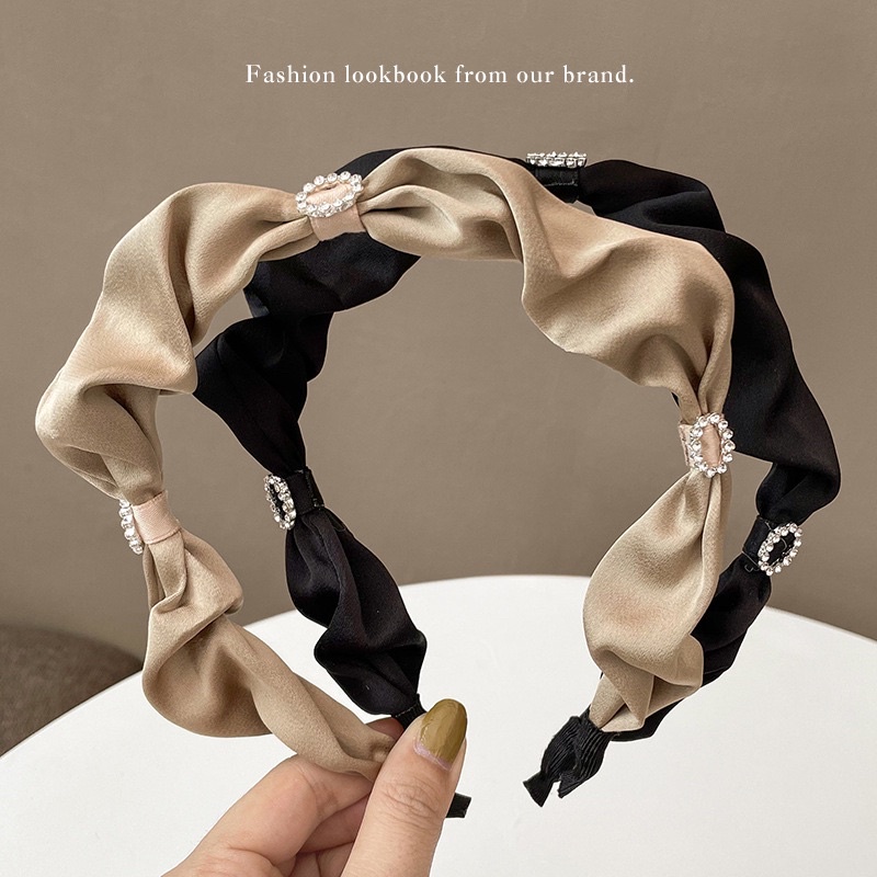 Bando-127/Bendo FASHION/Premium Bandana Simpul Twist Elastis Ala Korea Untuk Wanitaopo