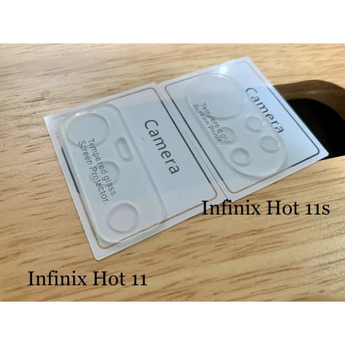 Premium FRAME CAMERA Clear Infinix Hot 11 / Hot 11S Tempered Glass Camera