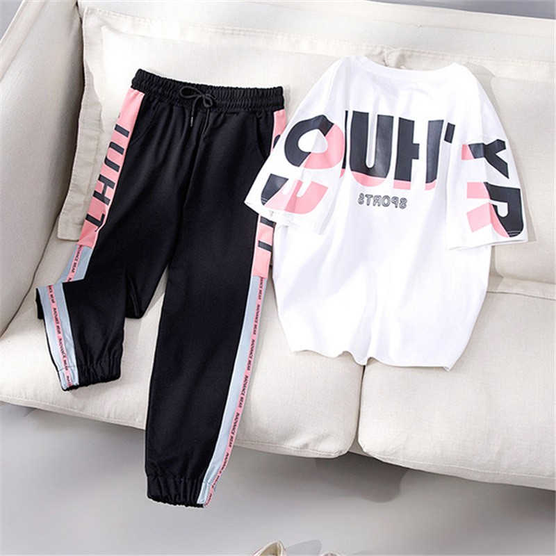 [littlecrab] Setelan Wanita Daily Set One Set Oversize Pink Putih Hitam Selebgram 2021 Korean Style