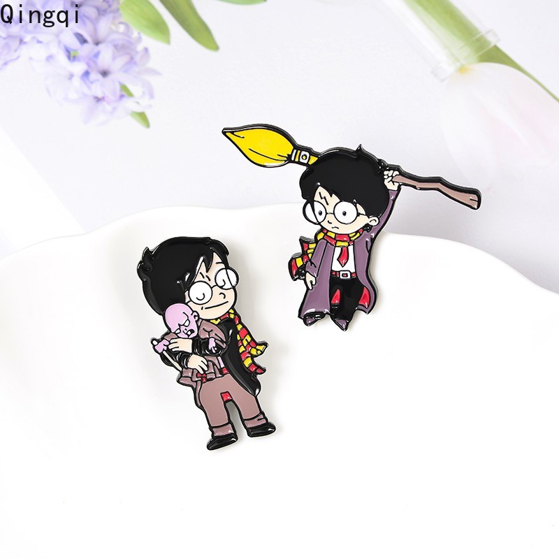 Bros Pin Desain Kartun Harry Potter Untuk Perhiasan