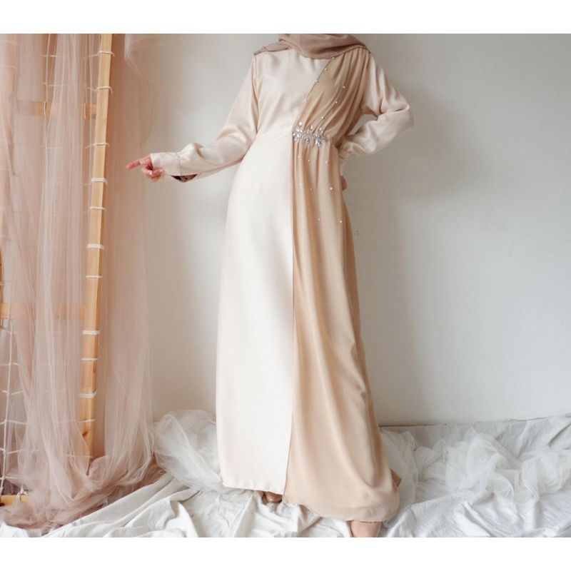 vincenza dress latte