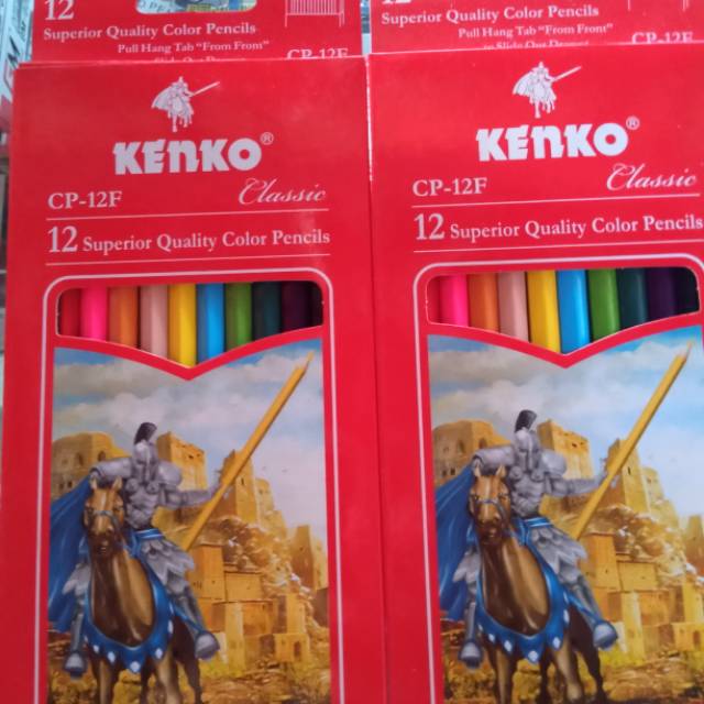 

Pensil warna kenko panjang 12 warna murah