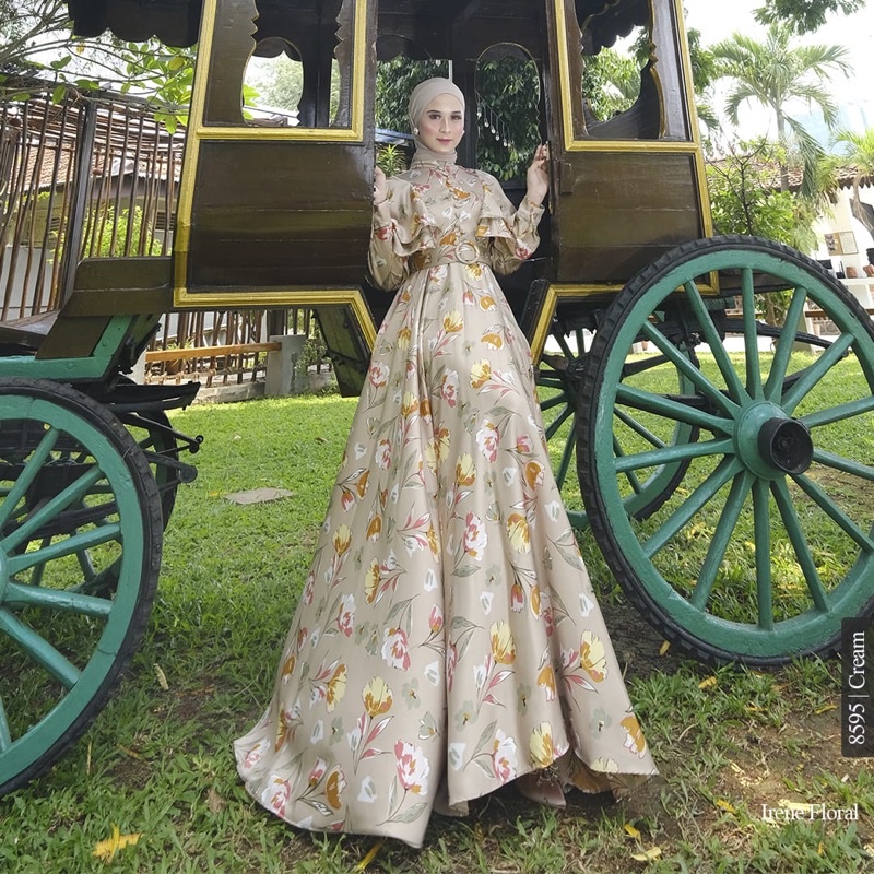 Irene floral dress / irene floral mk / irene floral miss kami / miss kami hijab