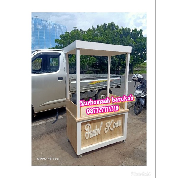 gerobak kayu/gerobak kayu minimalis/gerobak kayu jati belanda