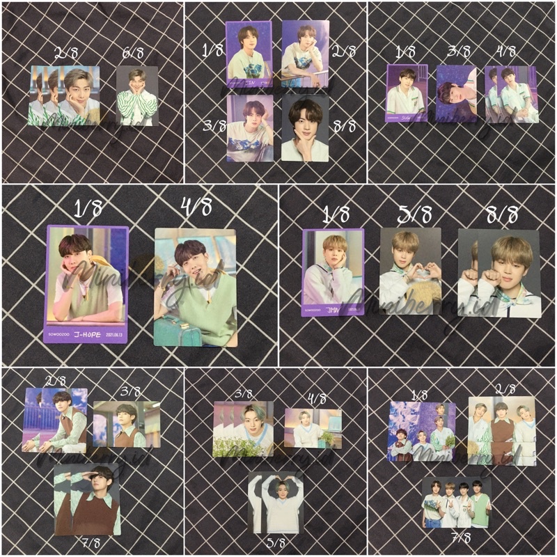 [BTS] Ready Stock Mpc Sowoozoo Namjoon Seokjin Yoongi