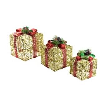 

NIVANIA NLL SET 3 PCS LAMPU NATAL BENTUK KOTAK KADO GOLD FV452CD4