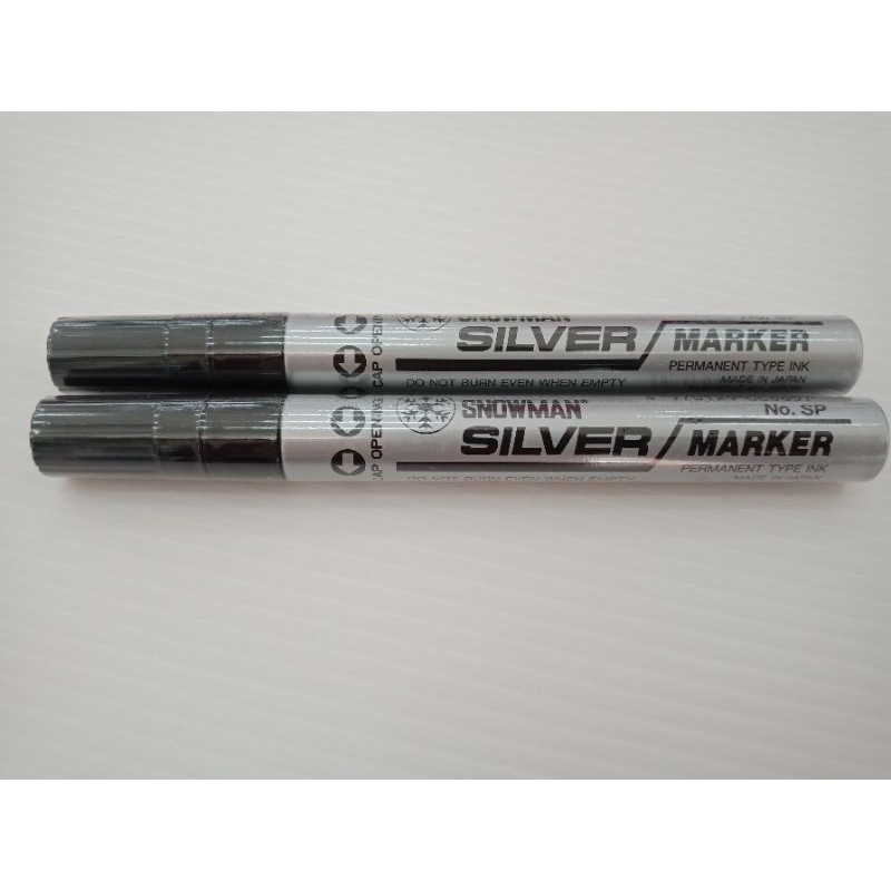 

snowman silver marker medium SP-12
